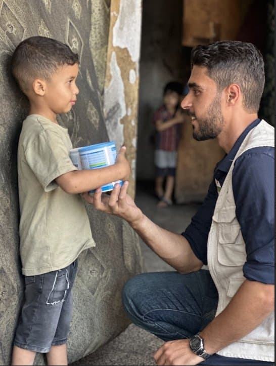 Distribution of Infant Milk – North Gaza
