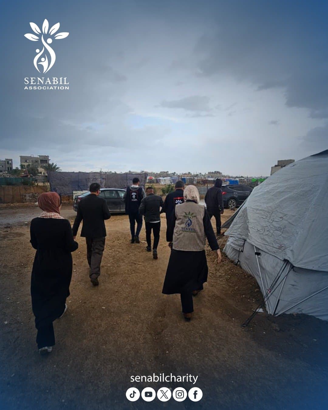 مؤسسة السنابل تنفذ جولة تفقدية لمتابعة احتياجات الأسر في ظل الظروف القاسية للشتاء