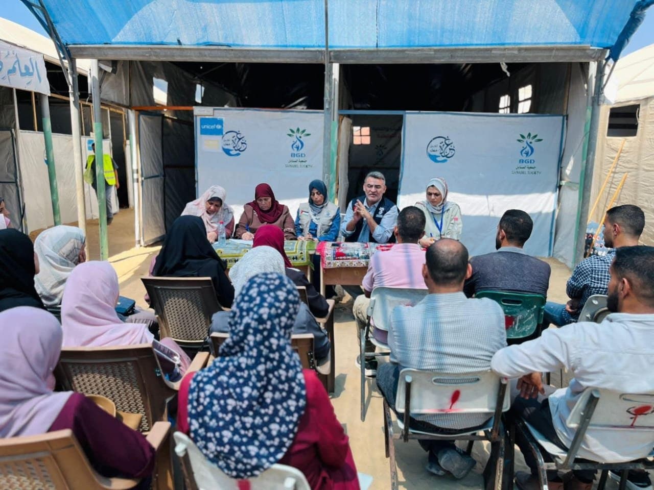 Sanabel holds a meeting with Sanabel Schools principals and teaching staff in Deir al-Balah, Gaza to enhance education quality