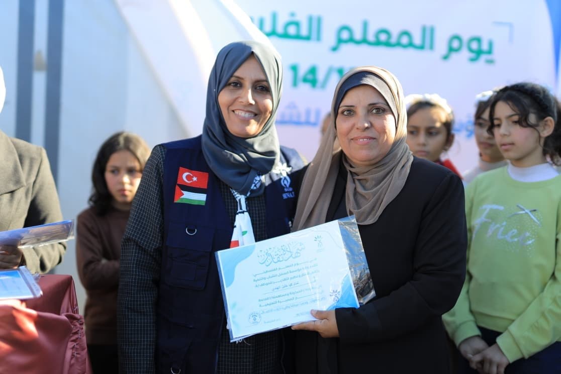 مؤسسة السنابل تكرّم معلميها في مدارس السنابل بمناسبة يوم المعلم الفلسطيني