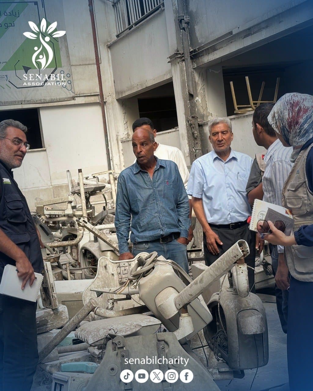 مؤسسة السنابل تزور جامعة الأزهر ضمن مشروع التعافي من آثار العدوان