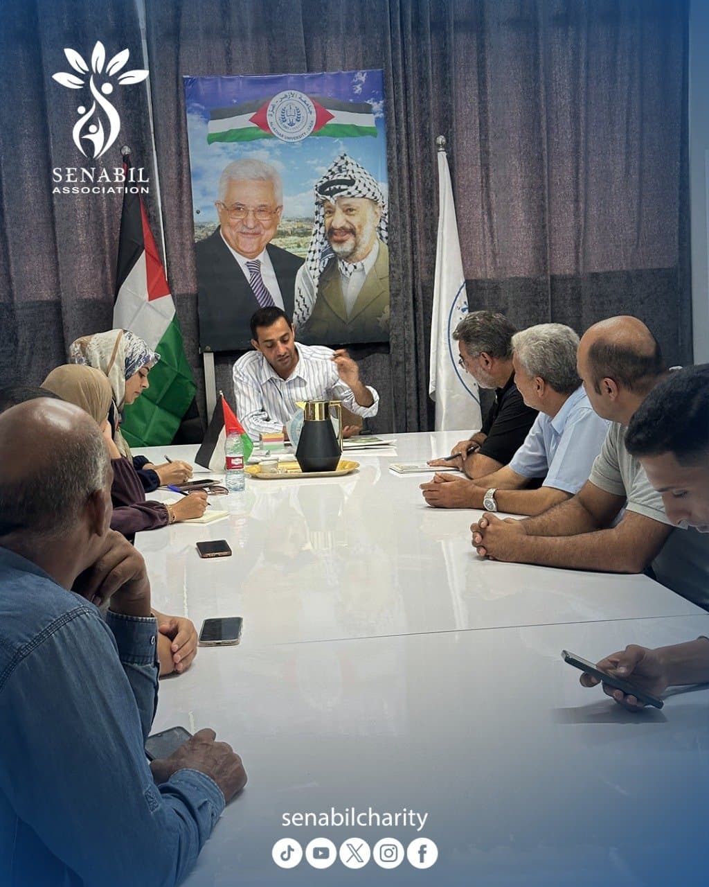 مؤسسة السنابل تزور جامعة الأزهر ضمن مشروع التعافي من آثار العدوان