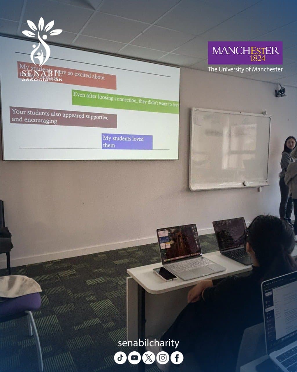 مؤسسة السنابل تختتم المرحلة الأولى من تدريب اللغة الإنجليزية لطلبة مدرسة السنابل وتنطلق نحو شراكة أكاديمية مع جامعة مانشستر