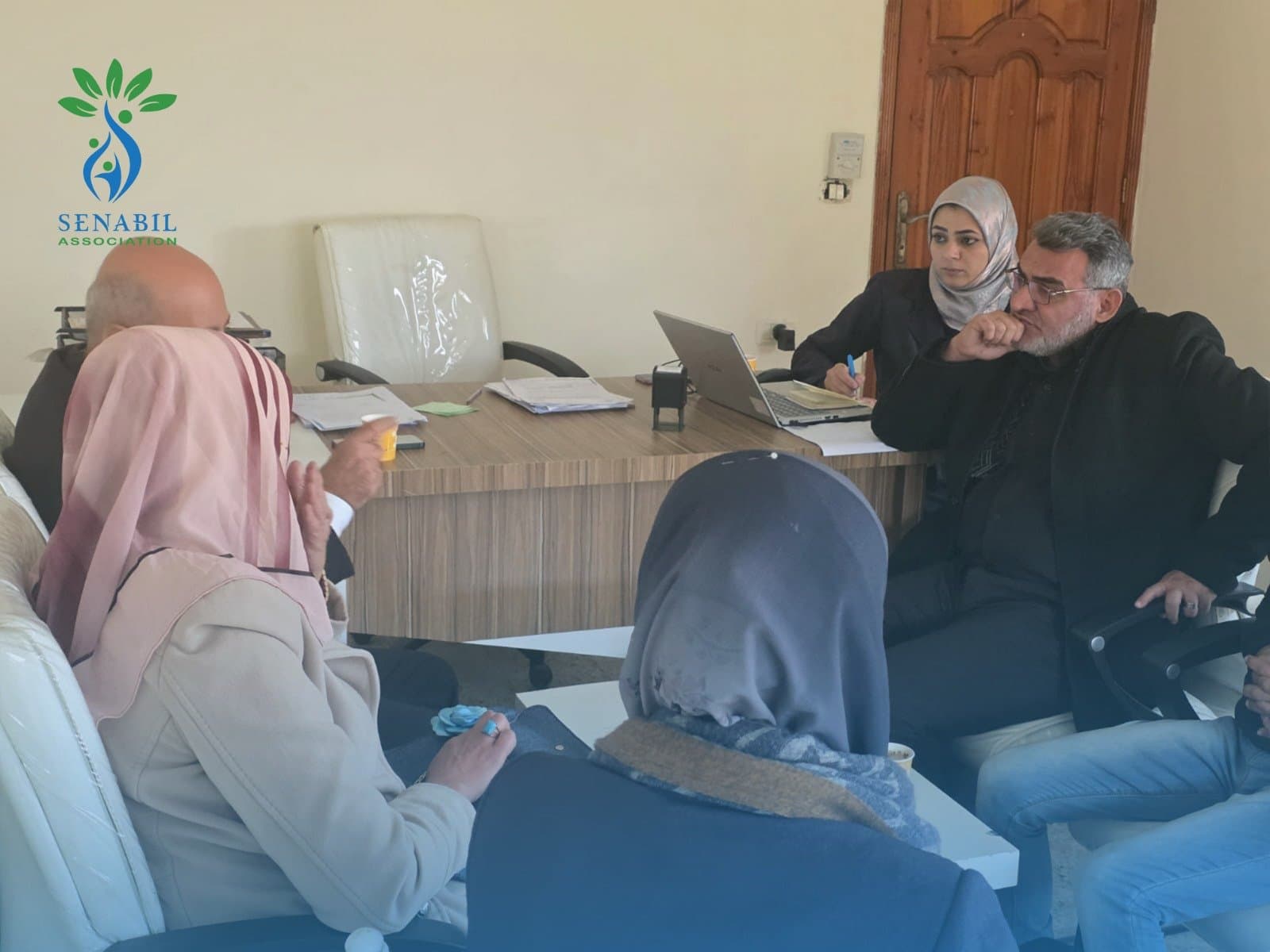 Delegation from Palestine University Visits Senabil Foundation to Discuss Joint Cooperation