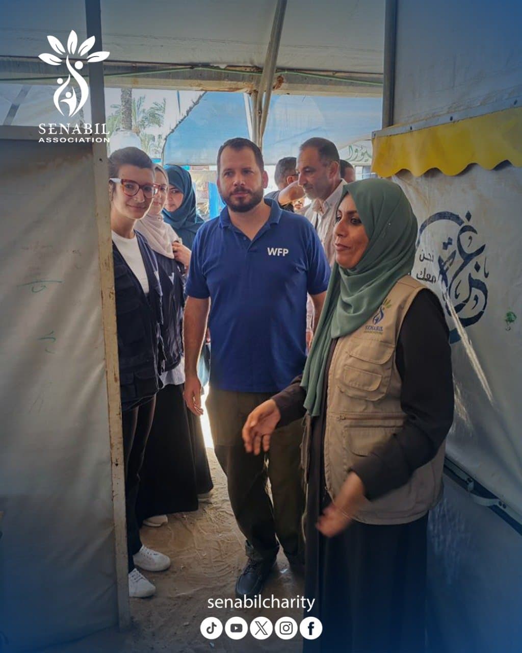 وفد من برنامج الأغذية العالمي ومؤسسة Global Communities يزور مدرسة السنابل في دير البلح لبحث سبل التعاون المشترك