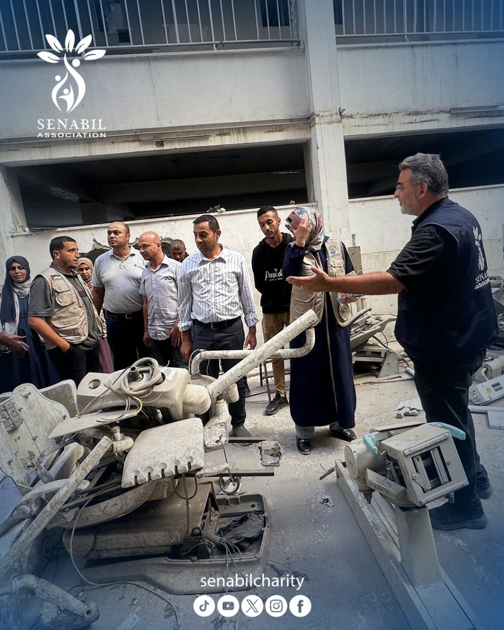 مؤسسة السنابل تزور جامعة الأزهر ضمن مشروع التعافي من آثار العدوان