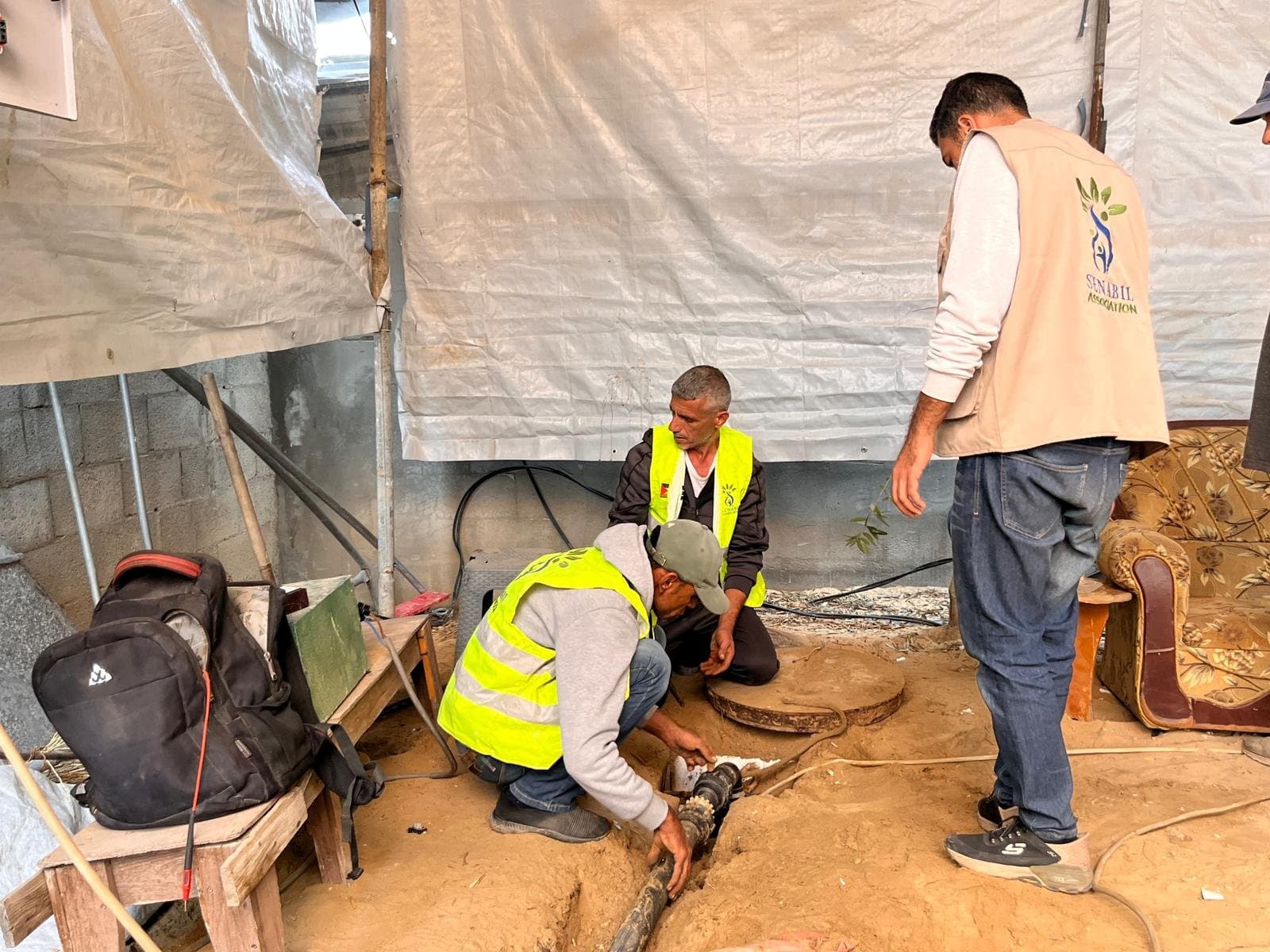 Supply and Installation of a Submersible Pump for a Water Well in Deir Al-Balah to Reduce the Suffering of Displaced Families
