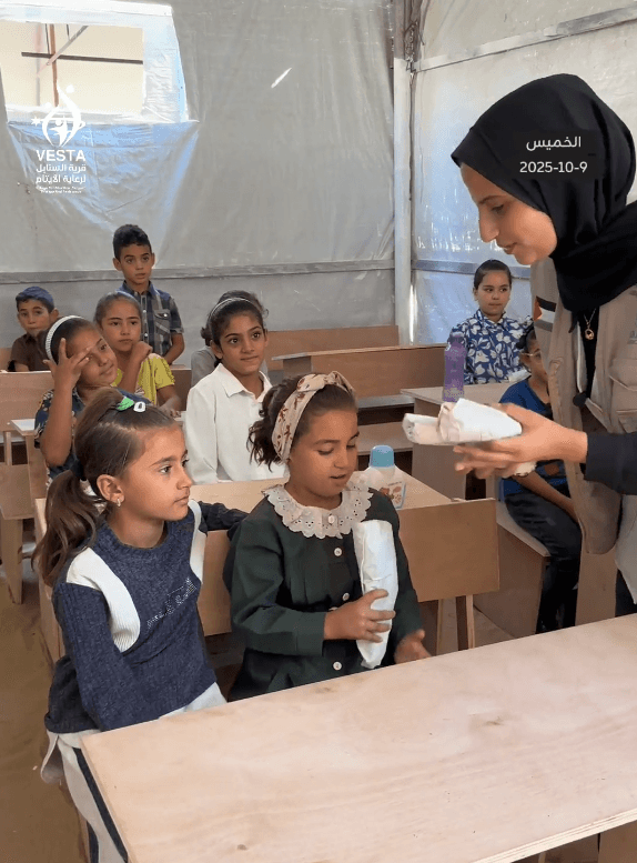 Distribution of Meals and Stationery for 300 Orphaned Students at Senabil Orphans Village