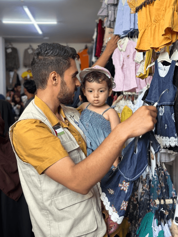 Distribution of Clothing for Children during Eid Al-Adha despite War and Harsh Conditions