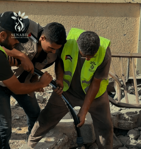 Senabil Foundation Carried Out Maintenance of a Water Well and Supplied a Submersible Pump in the Mukhabarat Area