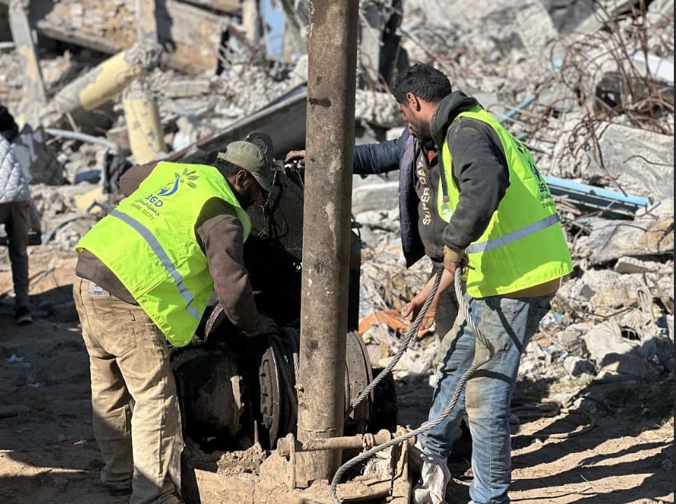 صيانة آبار مياه بيت حانون (الرشاد – الصلاح – الرحمة)