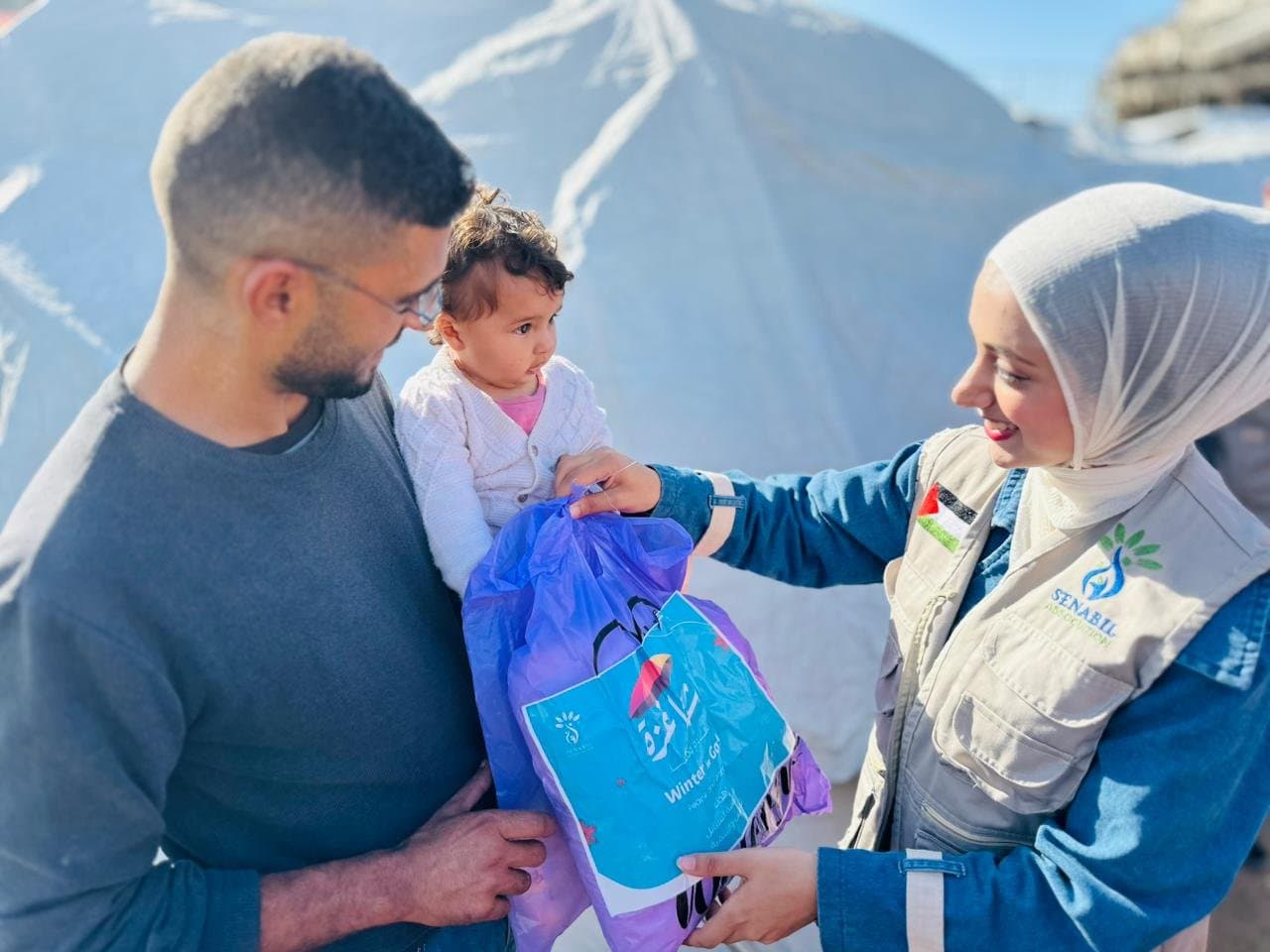 Distribution of Winter Clothing Kits for Infants under the “Gaza Winter… Peace & Warmth” Campaign