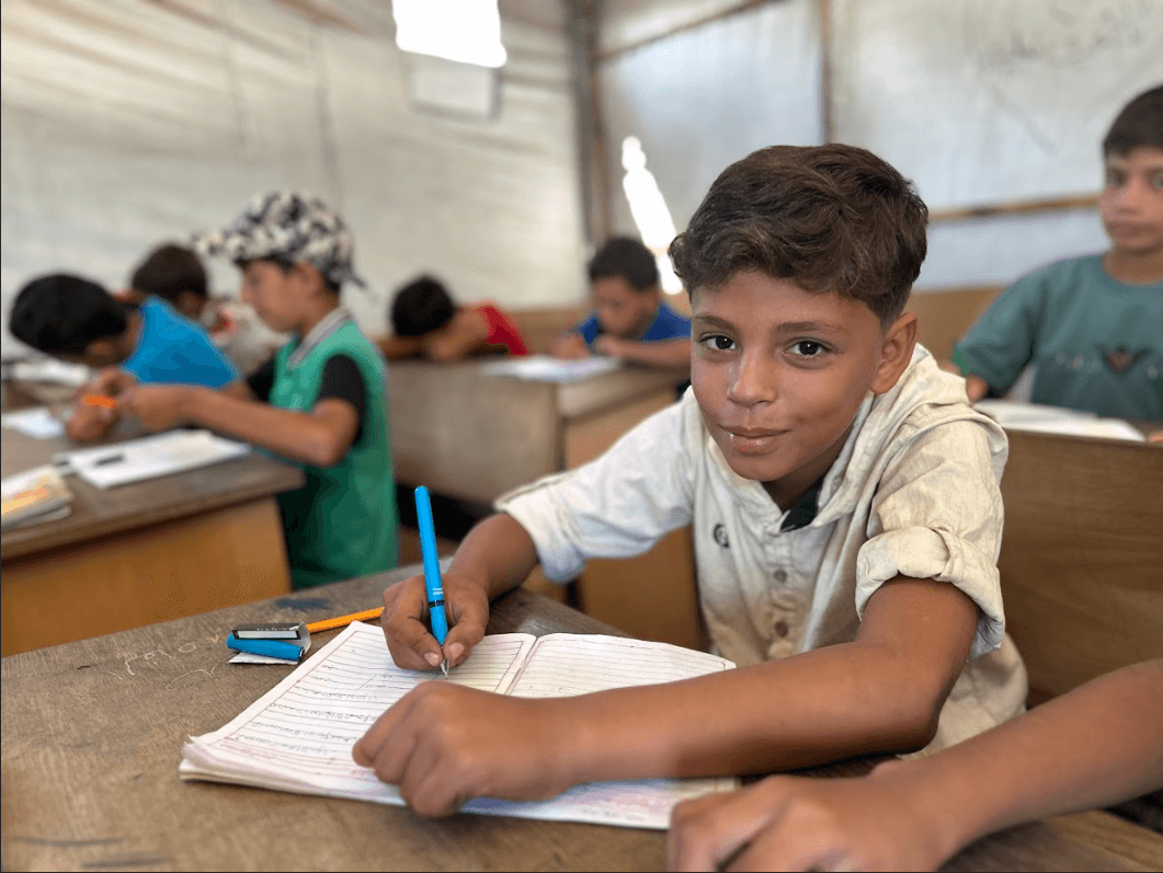 Establishing the Senabil Khan Younis Field School to Ensure the Continuity of Education During the War