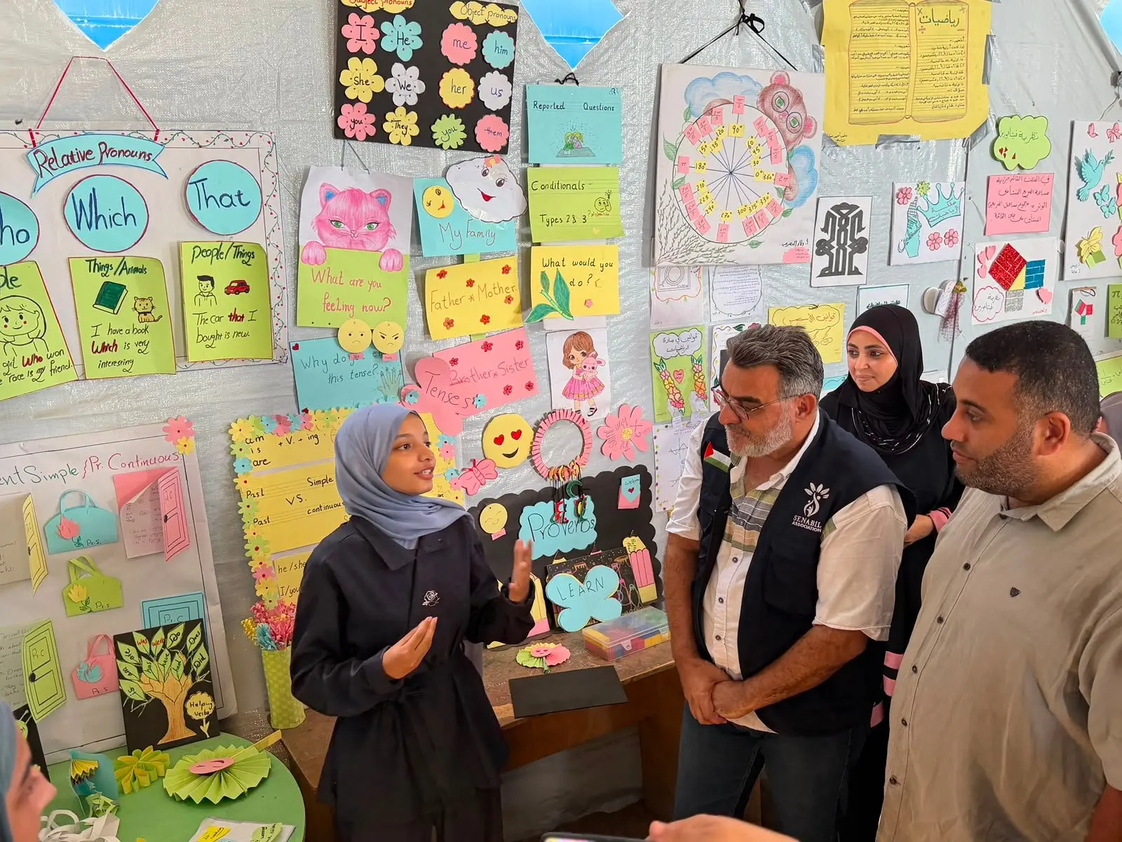 إبداعات الطلبة في ختام المخيم الصيفي «أجراس المدرسة»