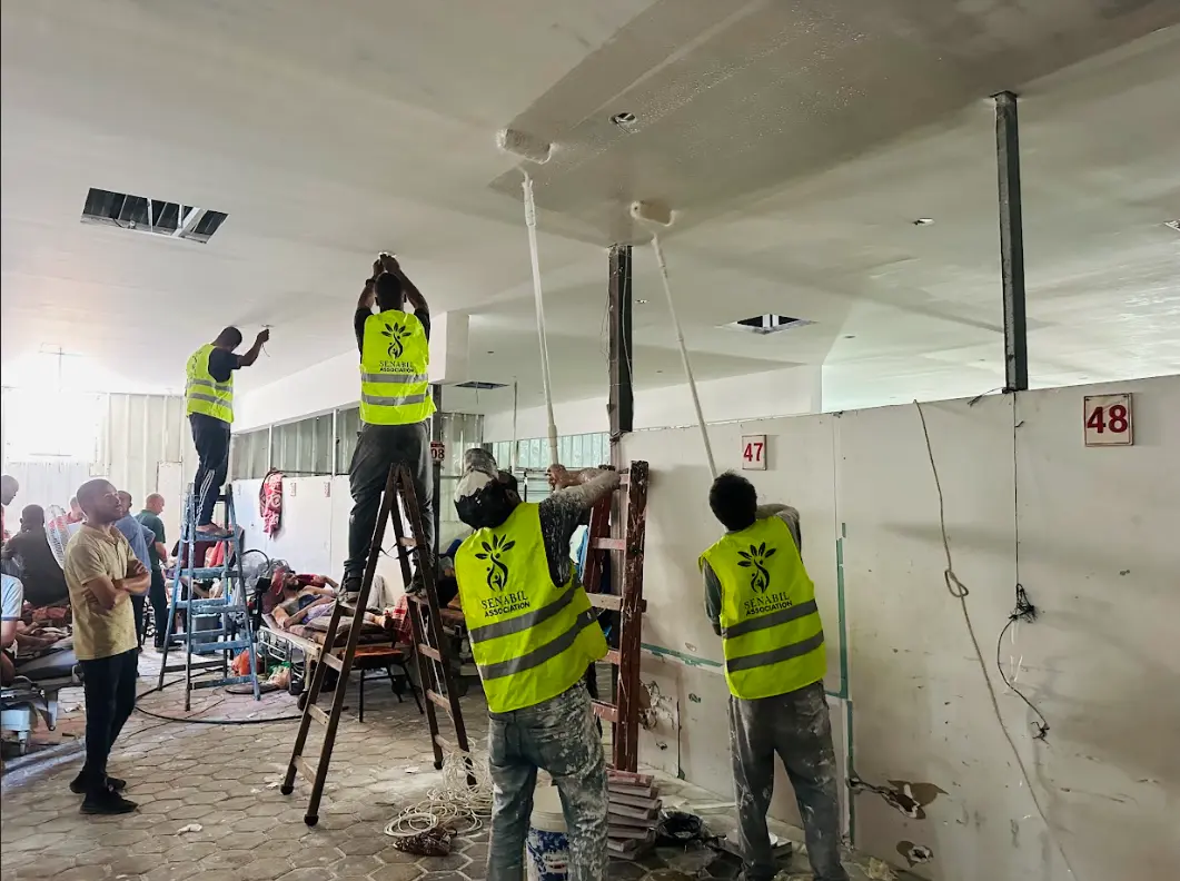 Rehabilitation and Preparation of the Male Inpatient Barracks – Al-Aqsa Martyrs Hospital
