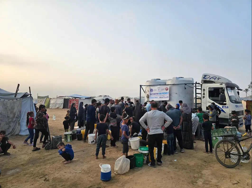 Continuation of Water Trucking Projects in the Gaza Strip in Partnership with HUSM Foundation