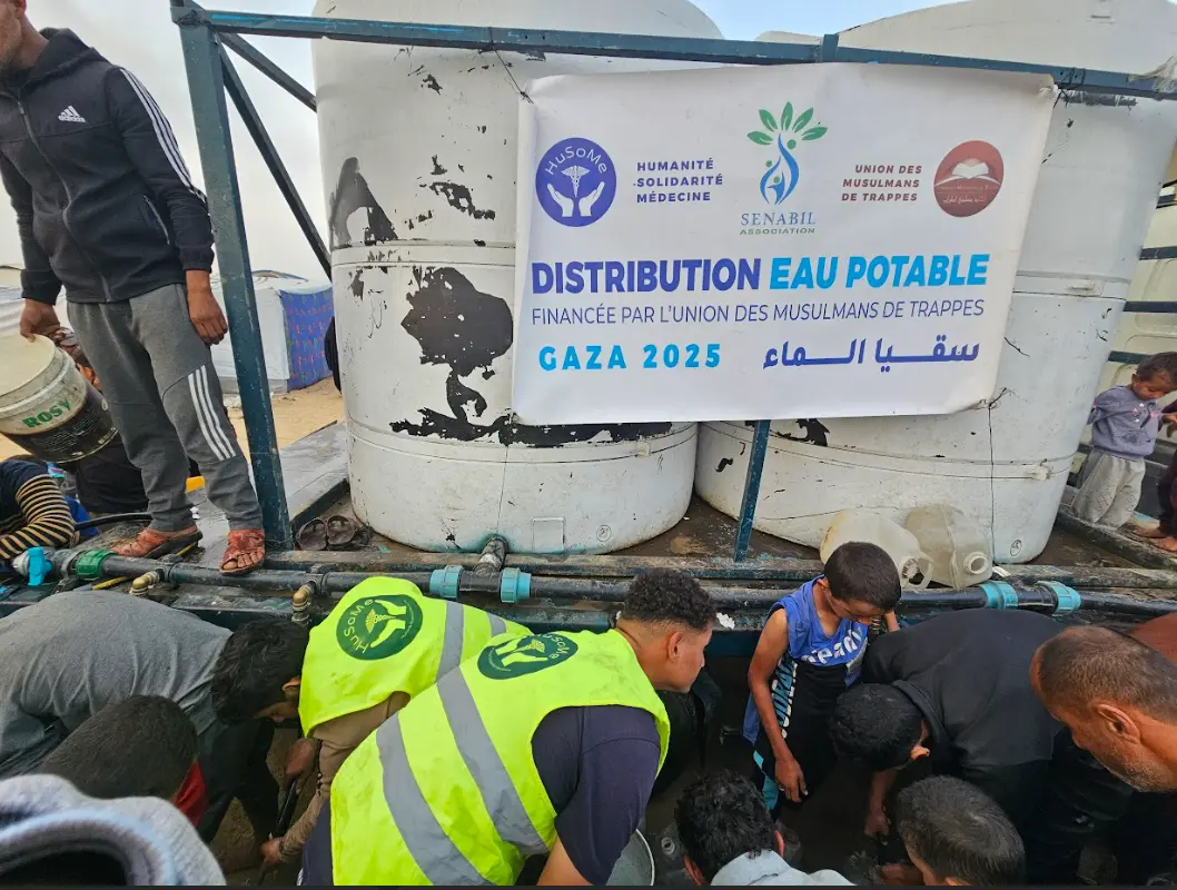 Continuation of Water Trucking Projects in the Gaza Strip in Partnership with HUSM Foundation