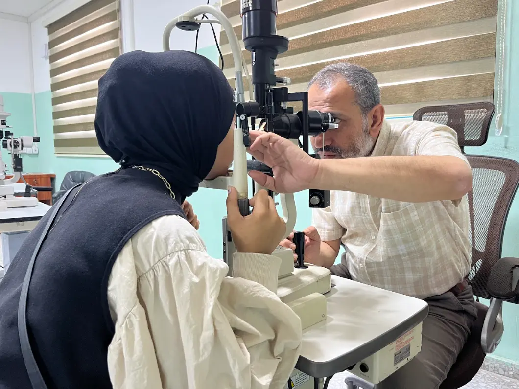 تشغيل قسم العيون في مستشفى يافا وتوريد أجهزة طبية نوعية