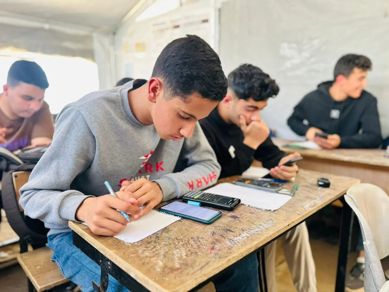 Senabil Schools Concludes Electronic Mock Exams for Tawjihi Students