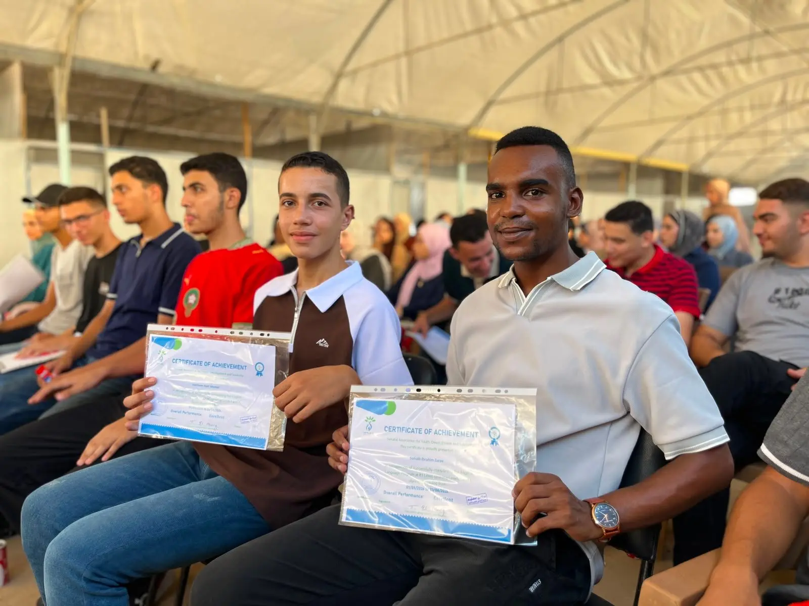 Completion of Levels 4, 5, and 6 of the English Language Program for 82 Students