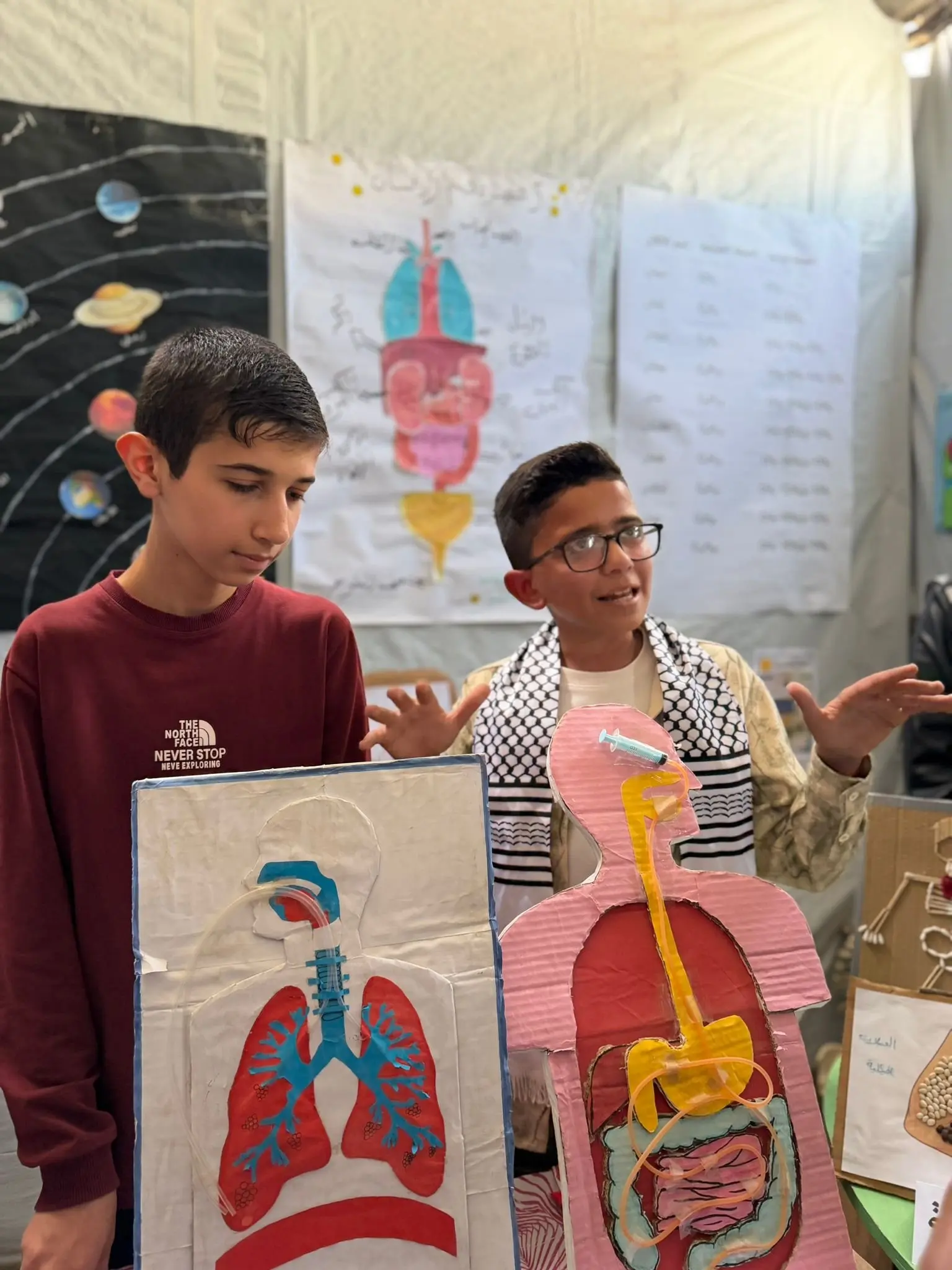 Opening of the Science Fair at Senabil School Under the Patronage of the Ministry of Education and UNICEF