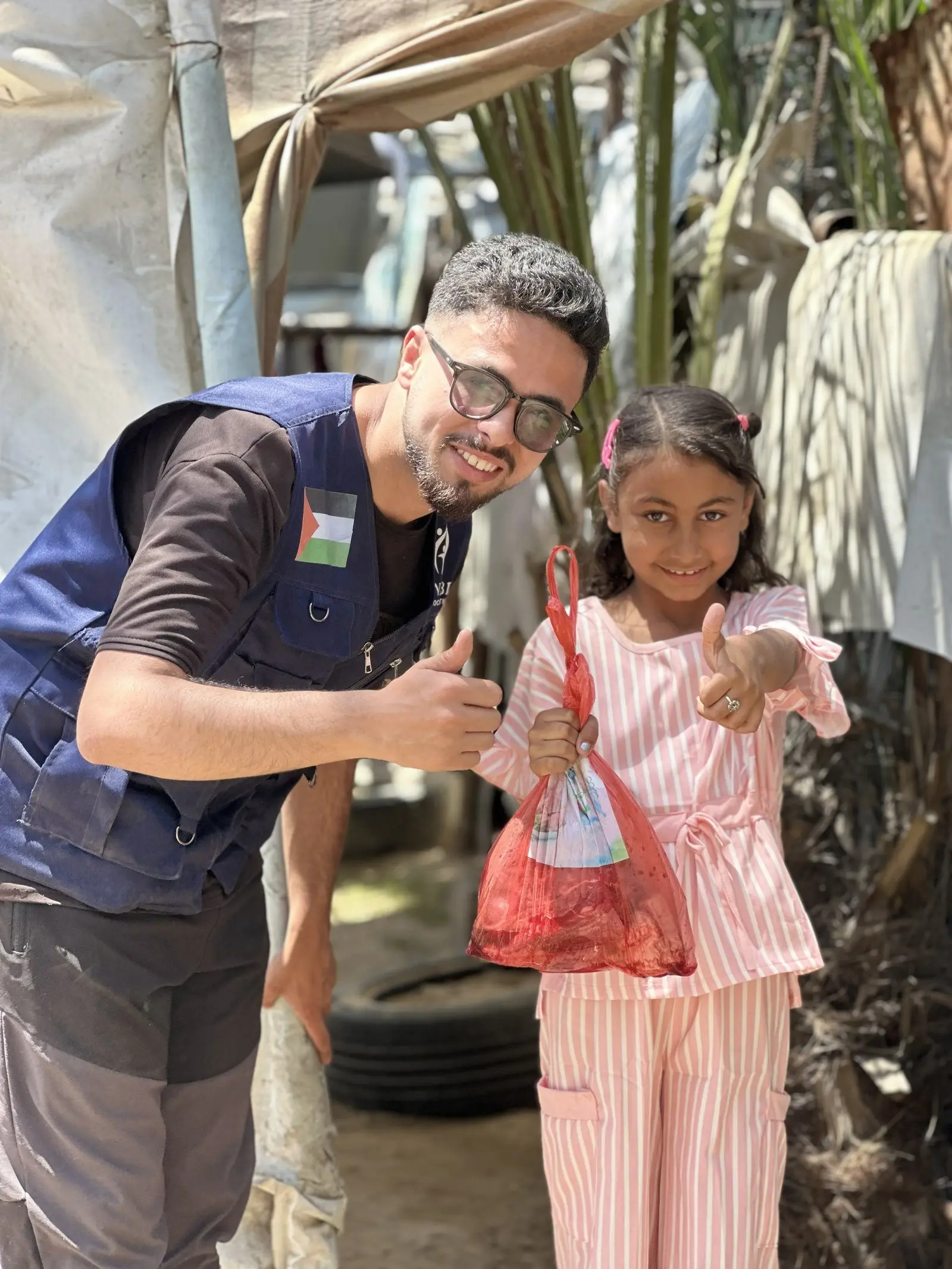 Senabil Distributes Eid Meat to Families in Gaza