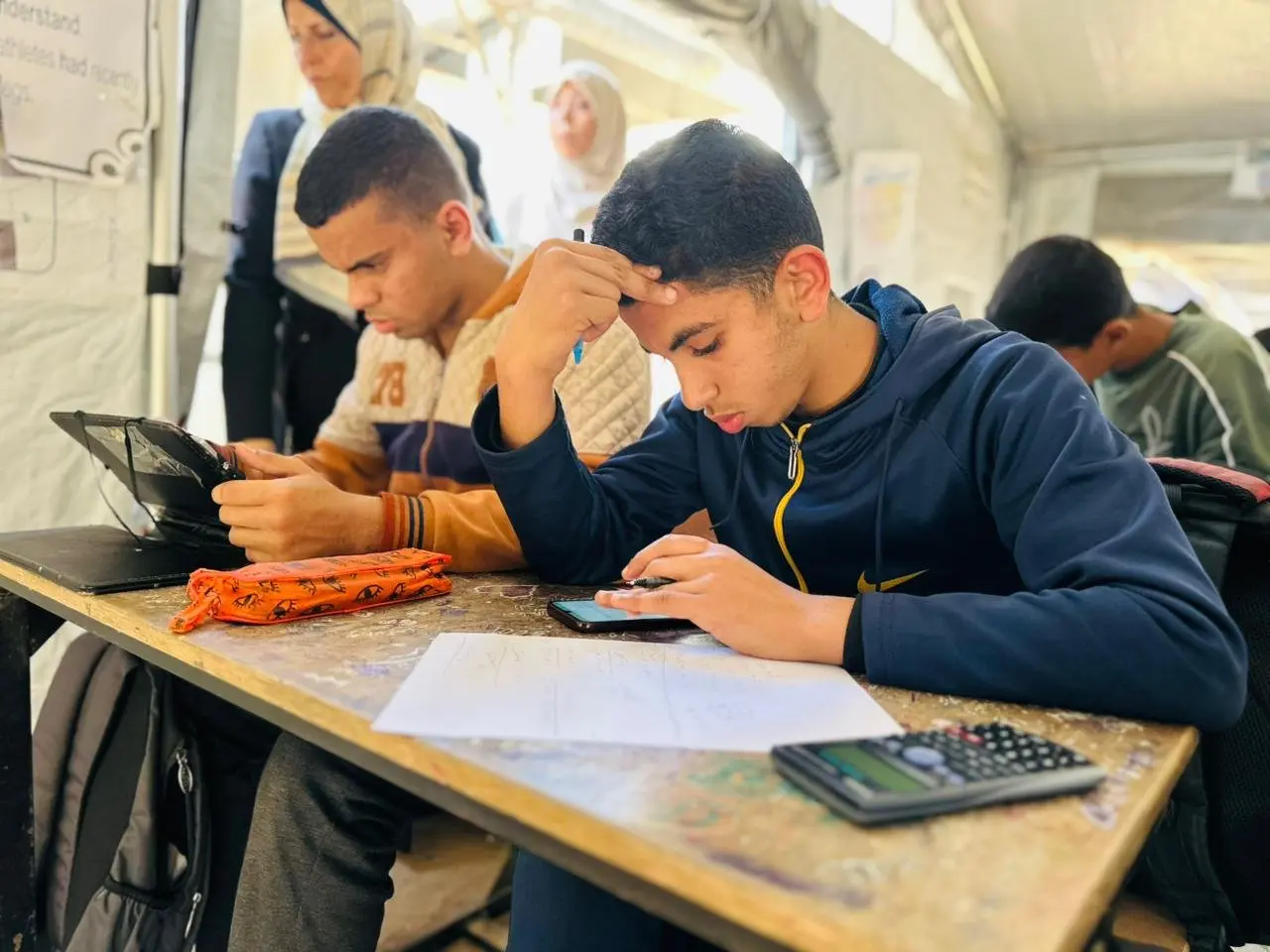 Senabil Schools Concludes Electronic Mock Exams for Tawjihi Students