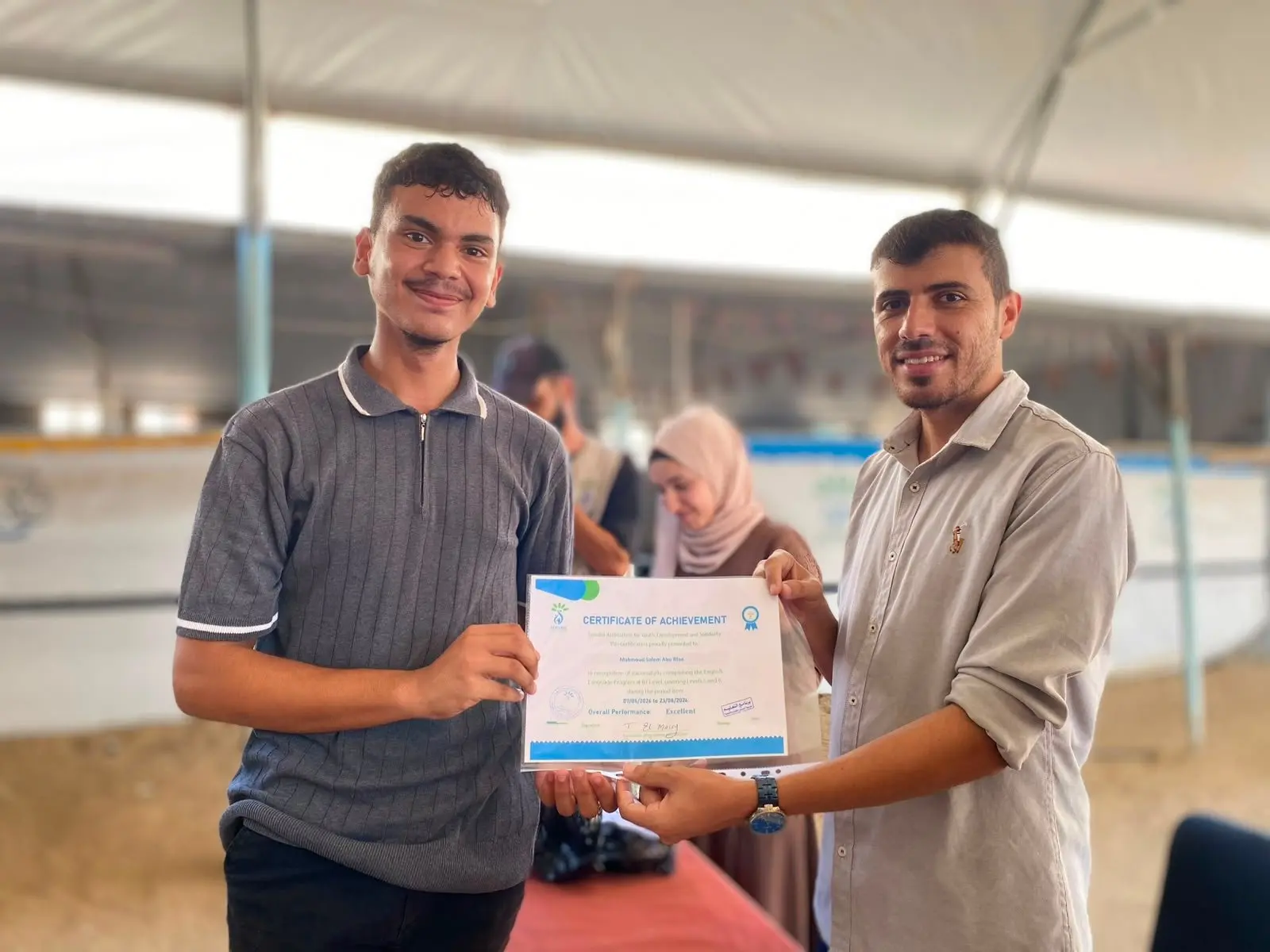 Completion of Levels 4, 5, and 6 of the English Language Program for 82 Students