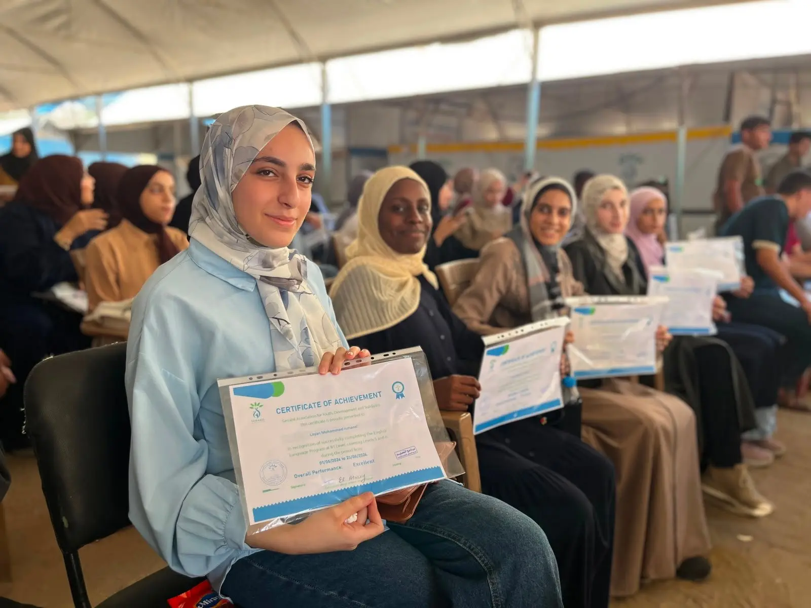 Completion of Levels 4, 5, and 6 of the English Language Program for 82 Students