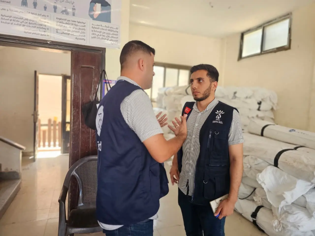 In Partnership with ACTED, Senabil Association for Youth and Development Distributes Tents to Families in Marginalized Areas of Deir al-Balah and Al-Bureij