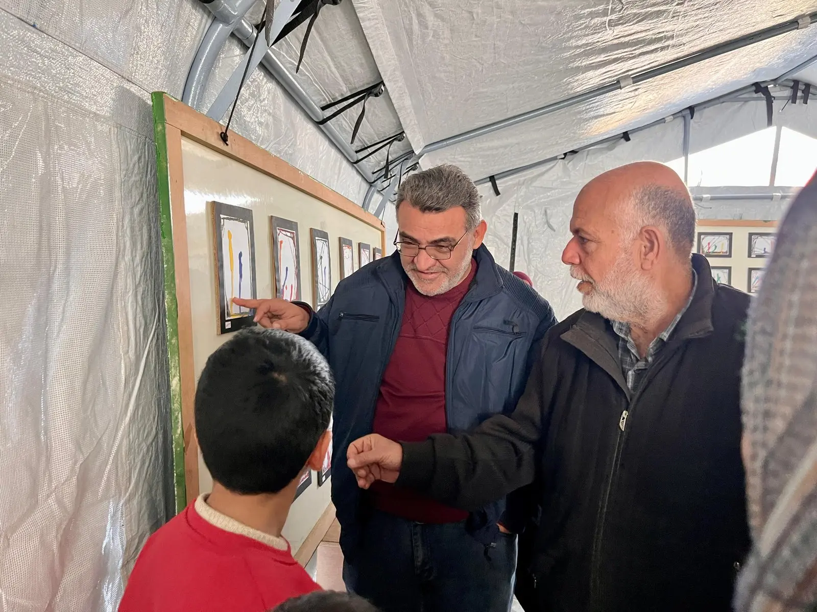 Senabil Association Organizes Children's Art Exhibition as Part of Psychosocial Support Activities in Deir Al-Balah