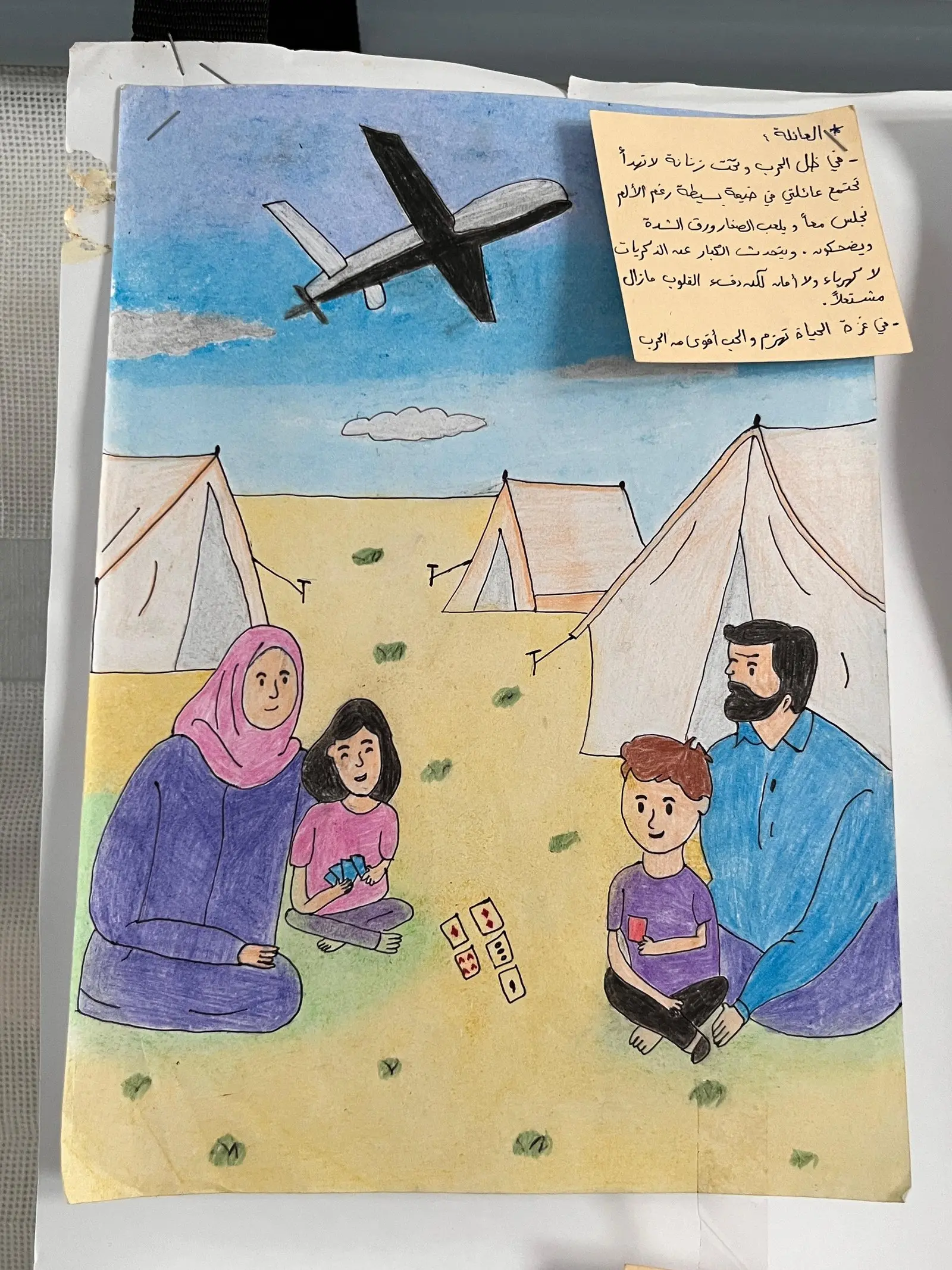 اختتام مشروع الدعم النفسي للطلبة من خلال تنظيم معرض فني لرسوماتهم بالشراكة بين مؤسسة السنابل ومؤسسة قلب غزة