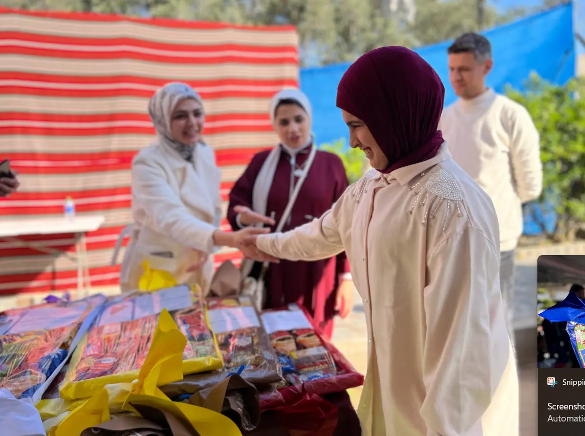 مشروع الدعم النفسي والترفيهي للأطفال الناجين الوحيدين خلال أيام عيد الفطر
