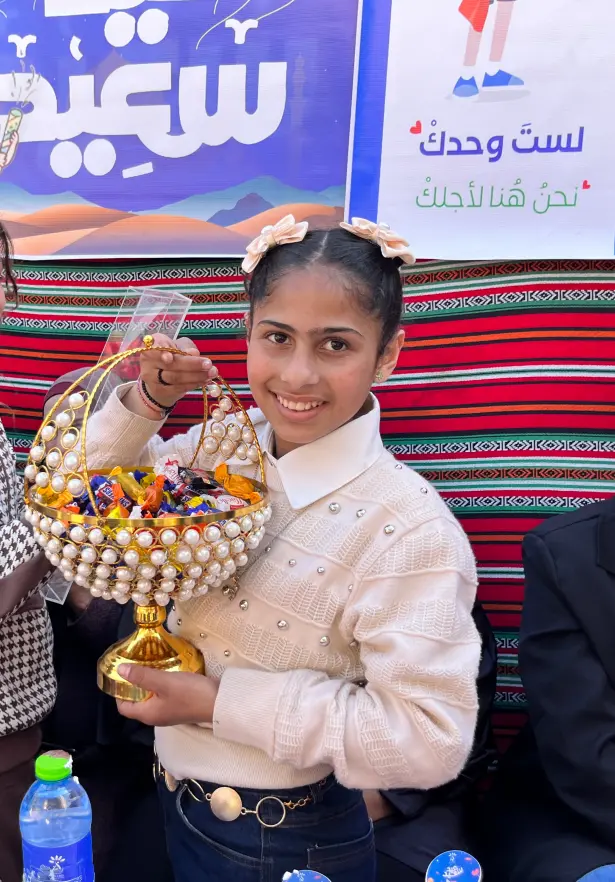 مشروع الدعم النفسي والترفيهي للأطفال الناجين الوحيدين خلال أيام عيد الفطر